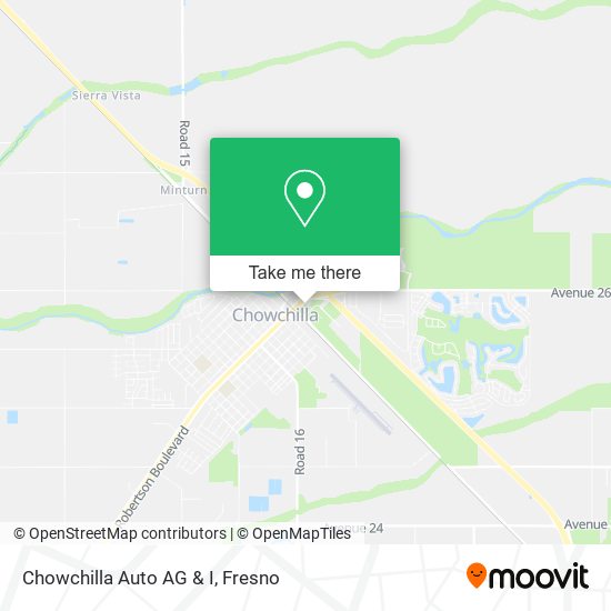 Chowchilla Auto AG & I map