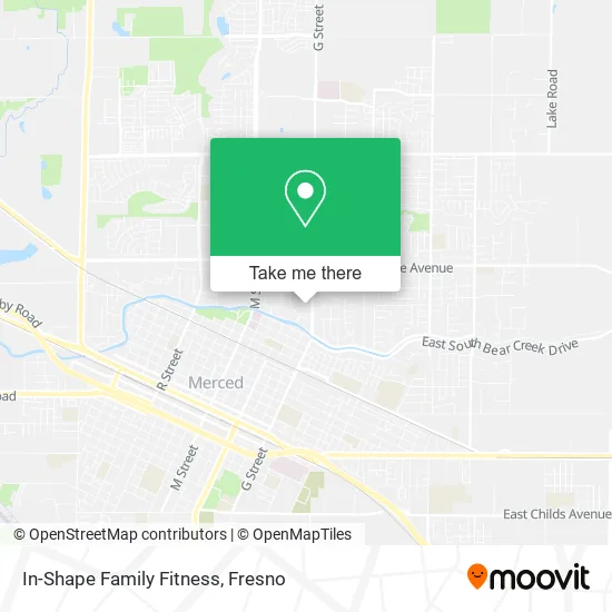 In-Shape Family Fitness map