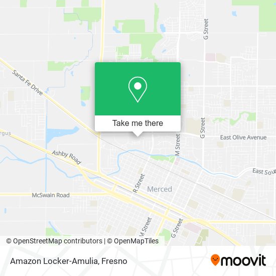 Mapa de Amazon Locker-Amulia