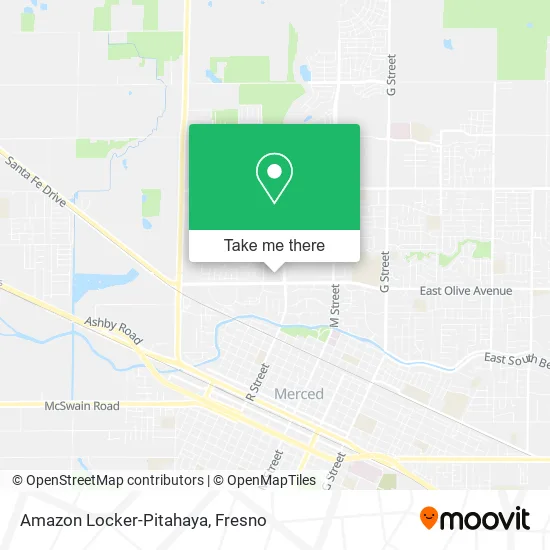 Amazon Locker-Pitahaya map