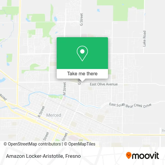 Amazon Locker-Aristotile map