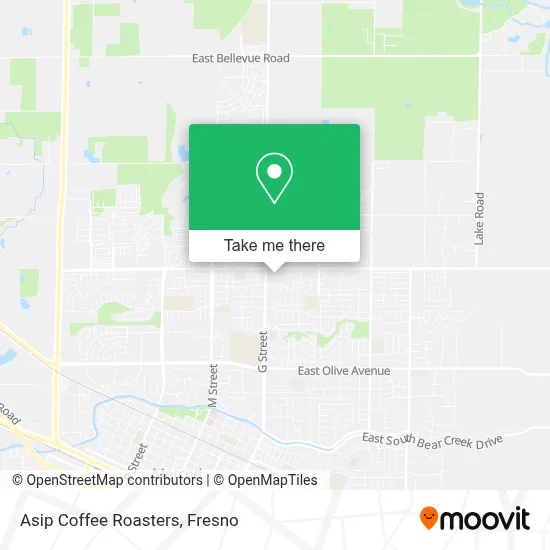 Asip Coffee Roasters map