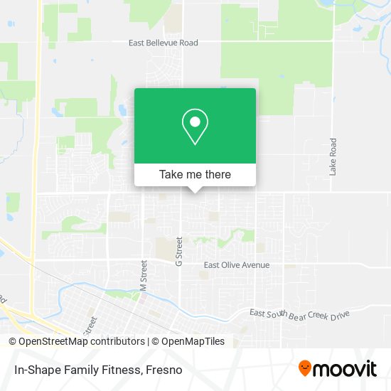 In-Shape Family Fitness map