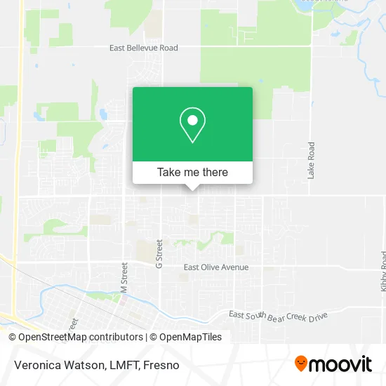 Veronica Watson, LMFT map