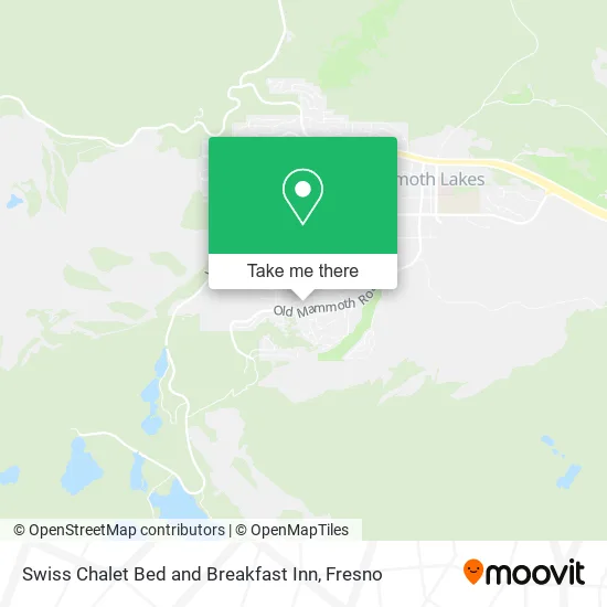 Swiss Chalet Bed and Breakfast Inn map