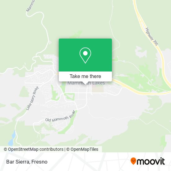 Bar Sierra map