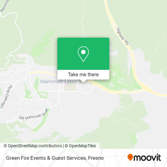 Green Fox Events & Guest Services map