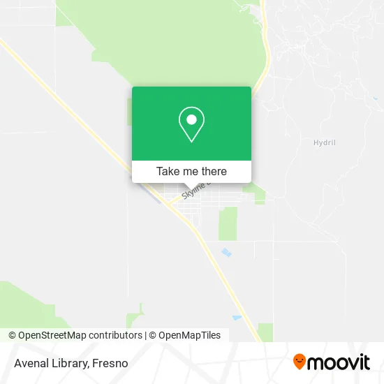 Avenal Library map