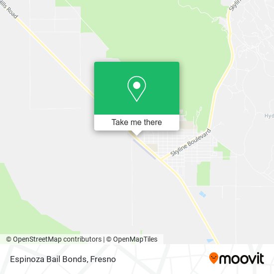 Mapa de Espinoza Bail Bonds