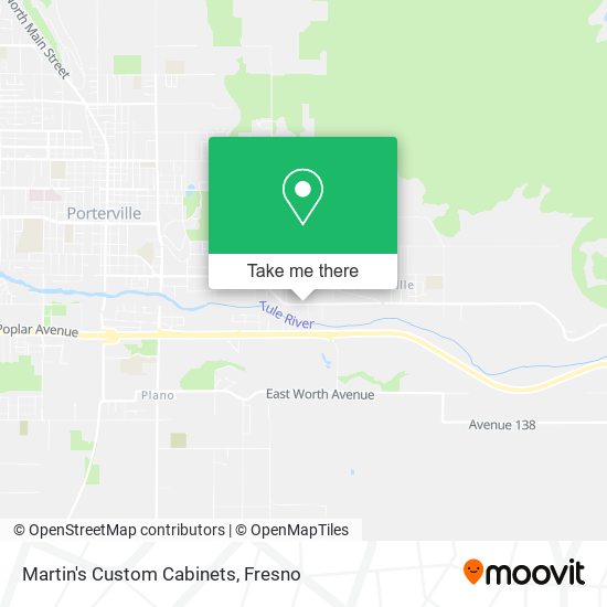 Martin's Custom Cabinets map