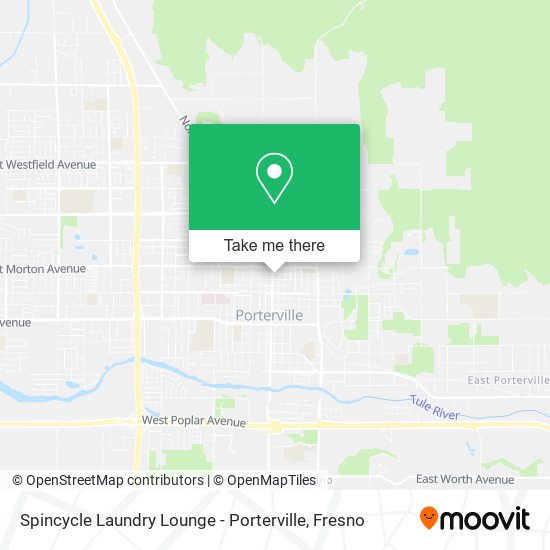 Spincycle Laundry Lounge - Porterville map