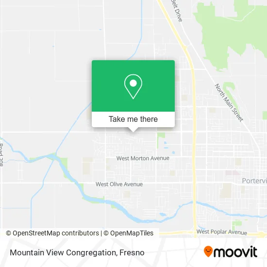 Mountain View Congregation map