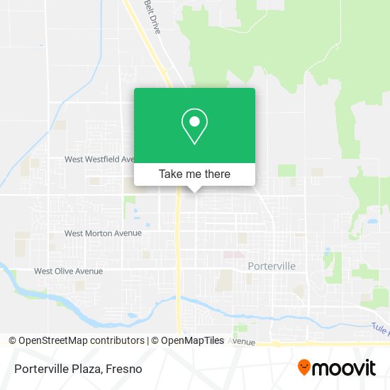 Mapa de Porterville Plaza