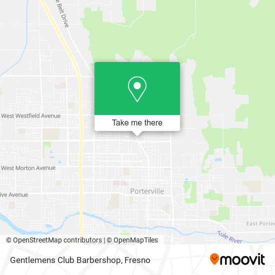 Gentlemens Club Barbershop map