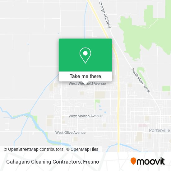 Gahagans Cleaning Contractors map