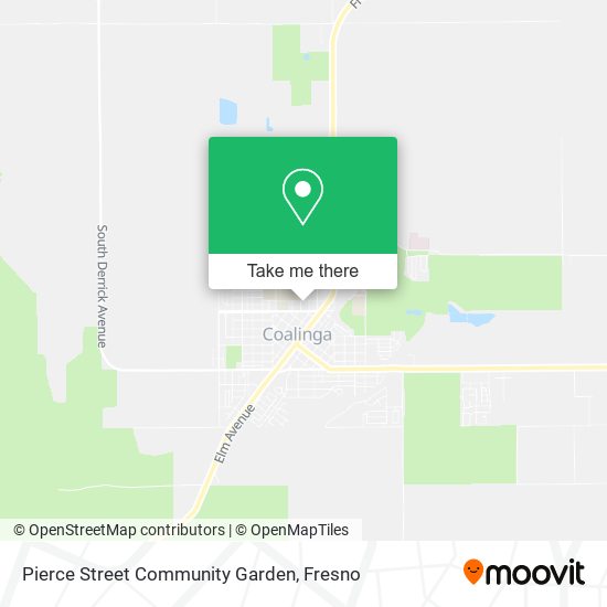 Pierce Street Community Garden map