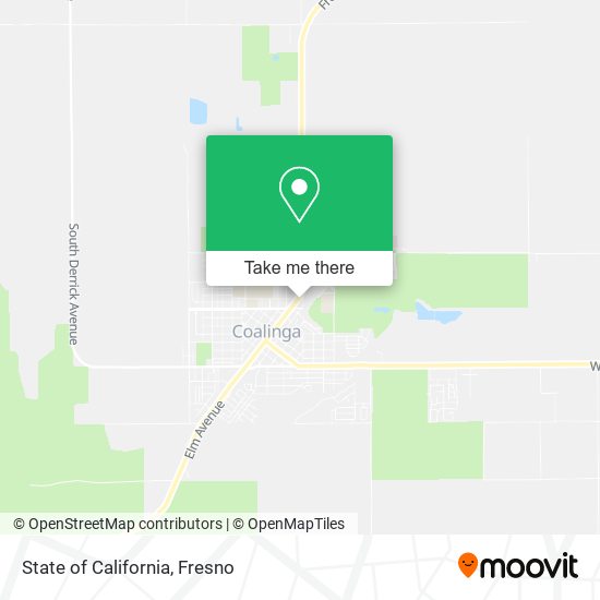 Mapa de State of California
