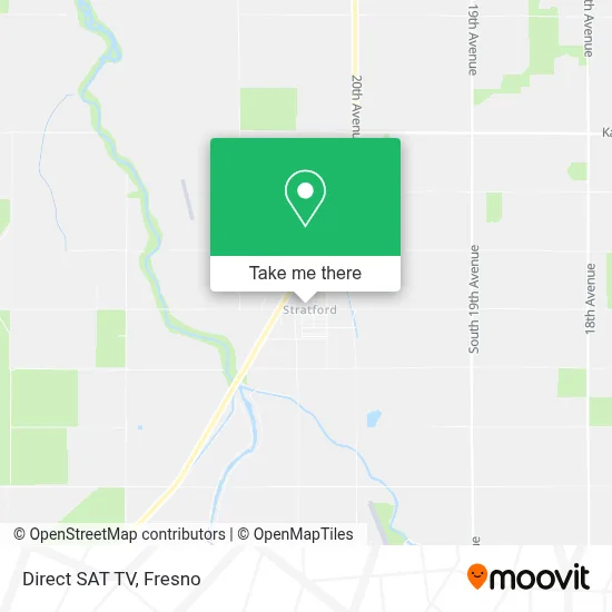 Direct SAT TV map