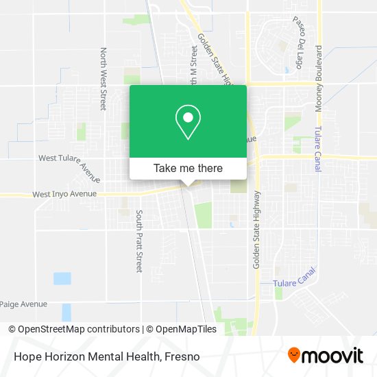 Hope Horizon Mental Health map