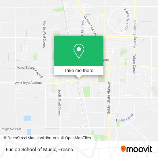 Mapa de Fusion School of Music