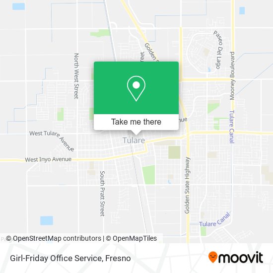 Girl-Friday Office Service map