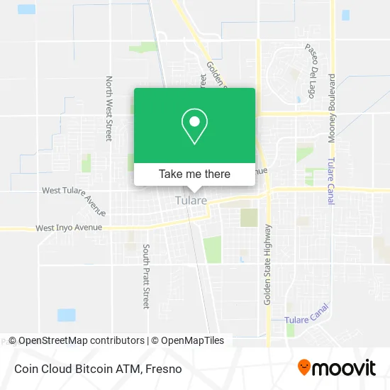 Coin Cloud Bitcoin ATM map
