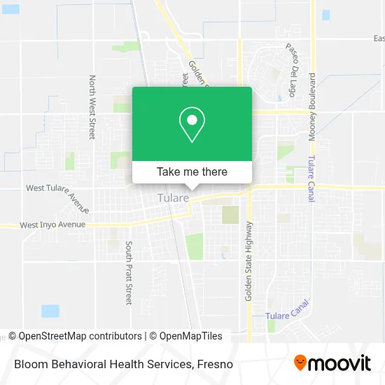 Bloom Behavioral Health Services map
