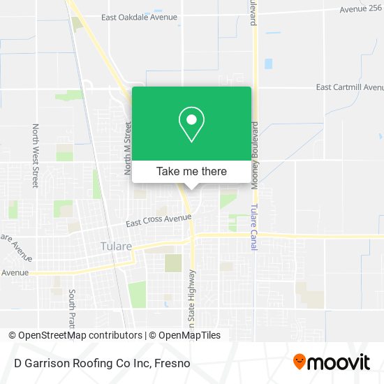 Mapa de D Garrison Roofing Co Inc