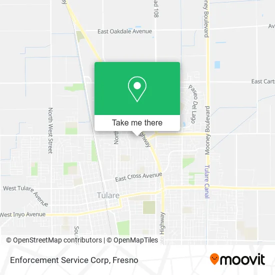 Enforcement Service Corp map