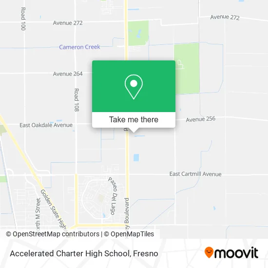 Accelerated Charter High School map