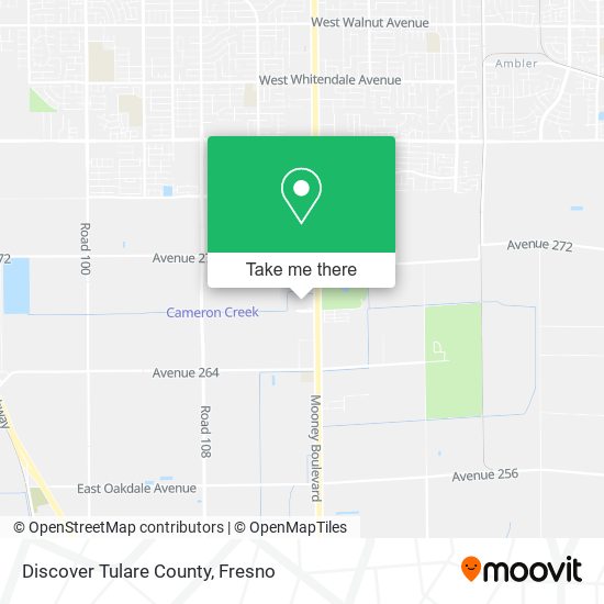 Discover Tulare County map