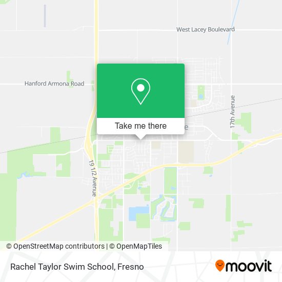 Rachel Taylor Swim School map