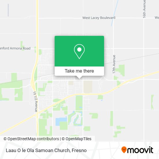 Laau O le Ola Samoan Church map