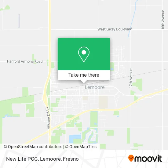 New Life PCG, Lemoore map
