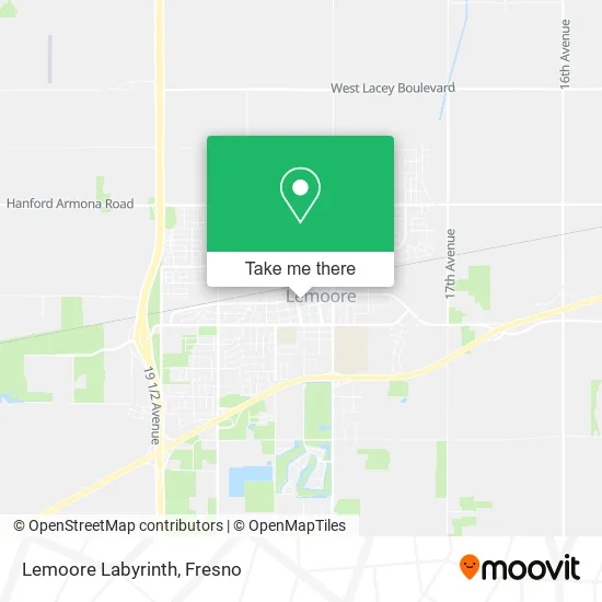Lemoore Labyrinth map