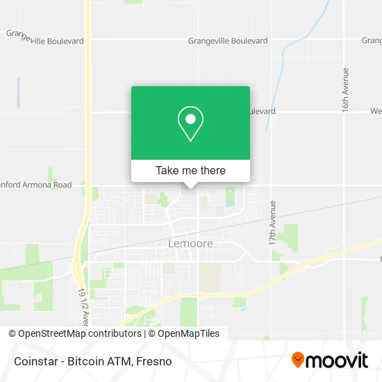 Coinstar - Bitcoin ATM map