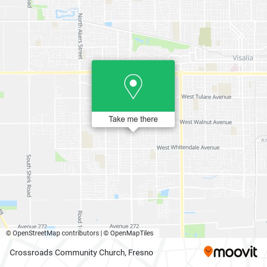 Crossroads Community Church map