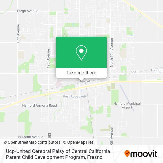 Ucp-United Cerebral Palsy of Central California Parent Child Development Program map