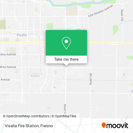 Visalia Fire Station map