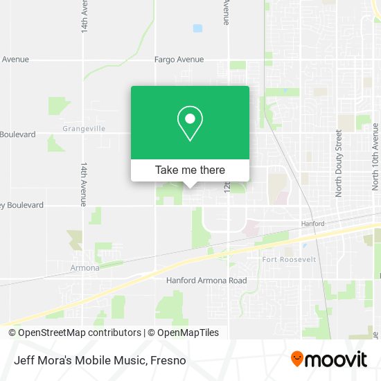 Jeff Mora's Mobile Music map