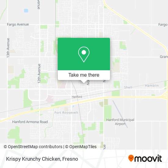 Mapa de Krispy Krunchy Chicken