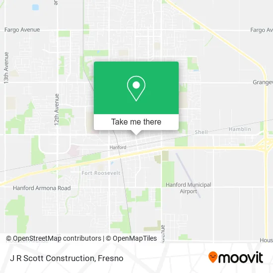 J R Scott Construction map