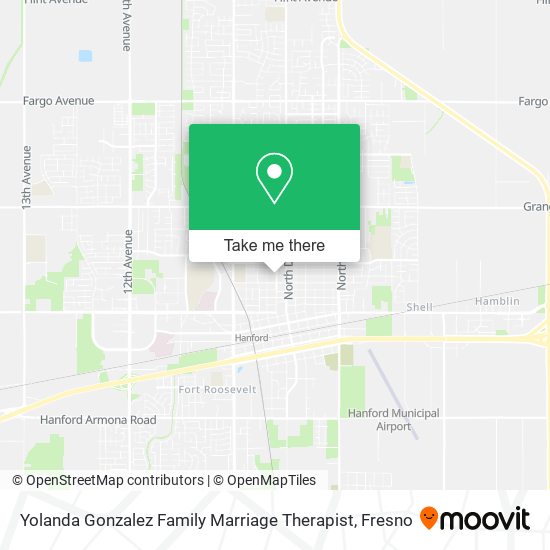 Yolanda Gonzalez Family Marriage Therapist map