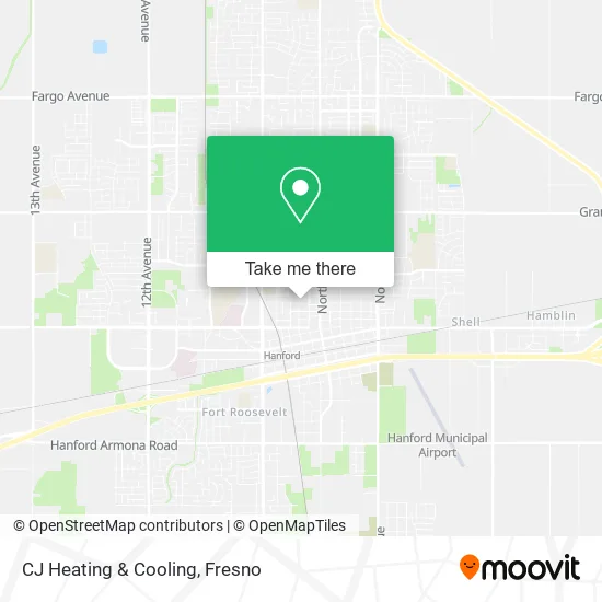 Mapa de CJ Heating & Cooling