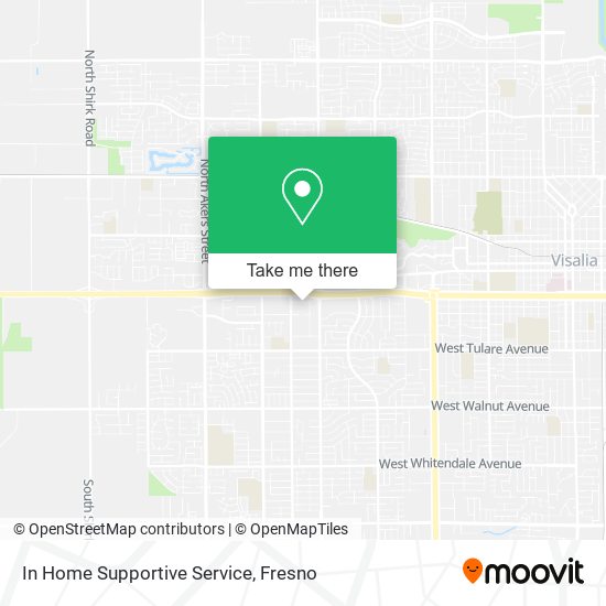 In Home Supportive Service map