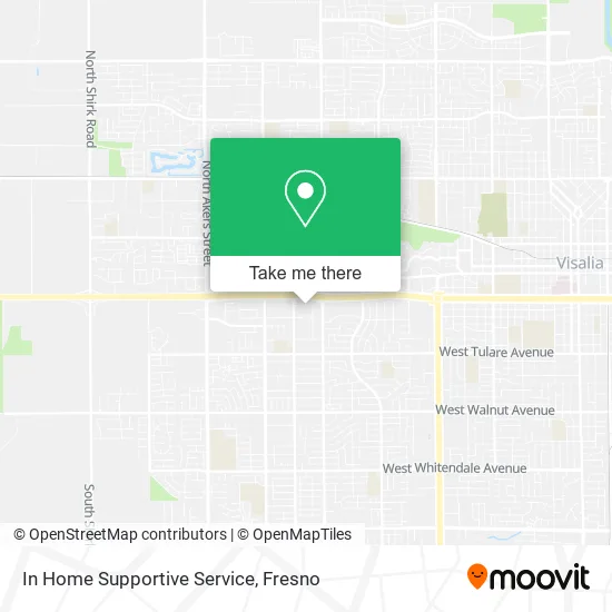 Mapa de In Home Supportive Service