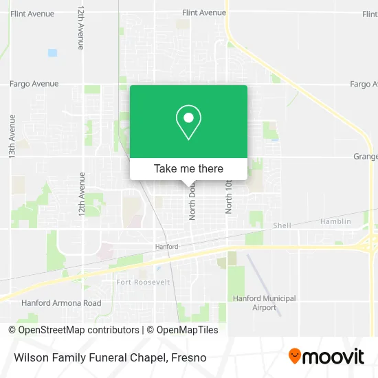 Wilson Family Funeral Chapel map