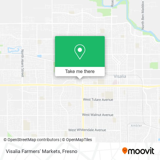 Mapa de Visalia Farmers' Markets