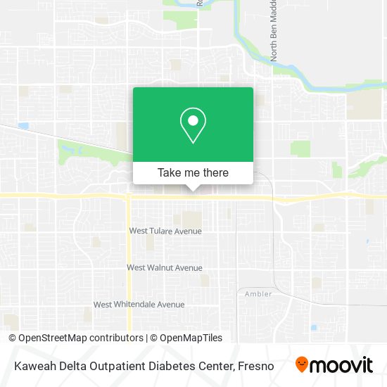 Mapa de Kaweah Delta Outpatient Diabetes Center