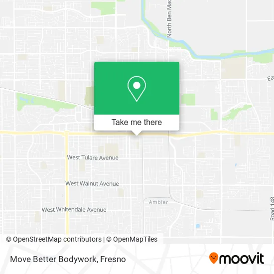 Mapa de Move Better Bodywork